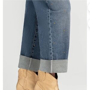 Jessica Simpson Women's Zinnia Boyfriend Jeans W/ Studs